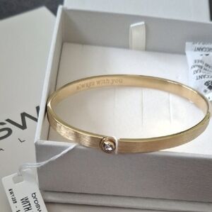 NIB Brosway Italia Men's Stainless Steel Gold Plated Bracelet